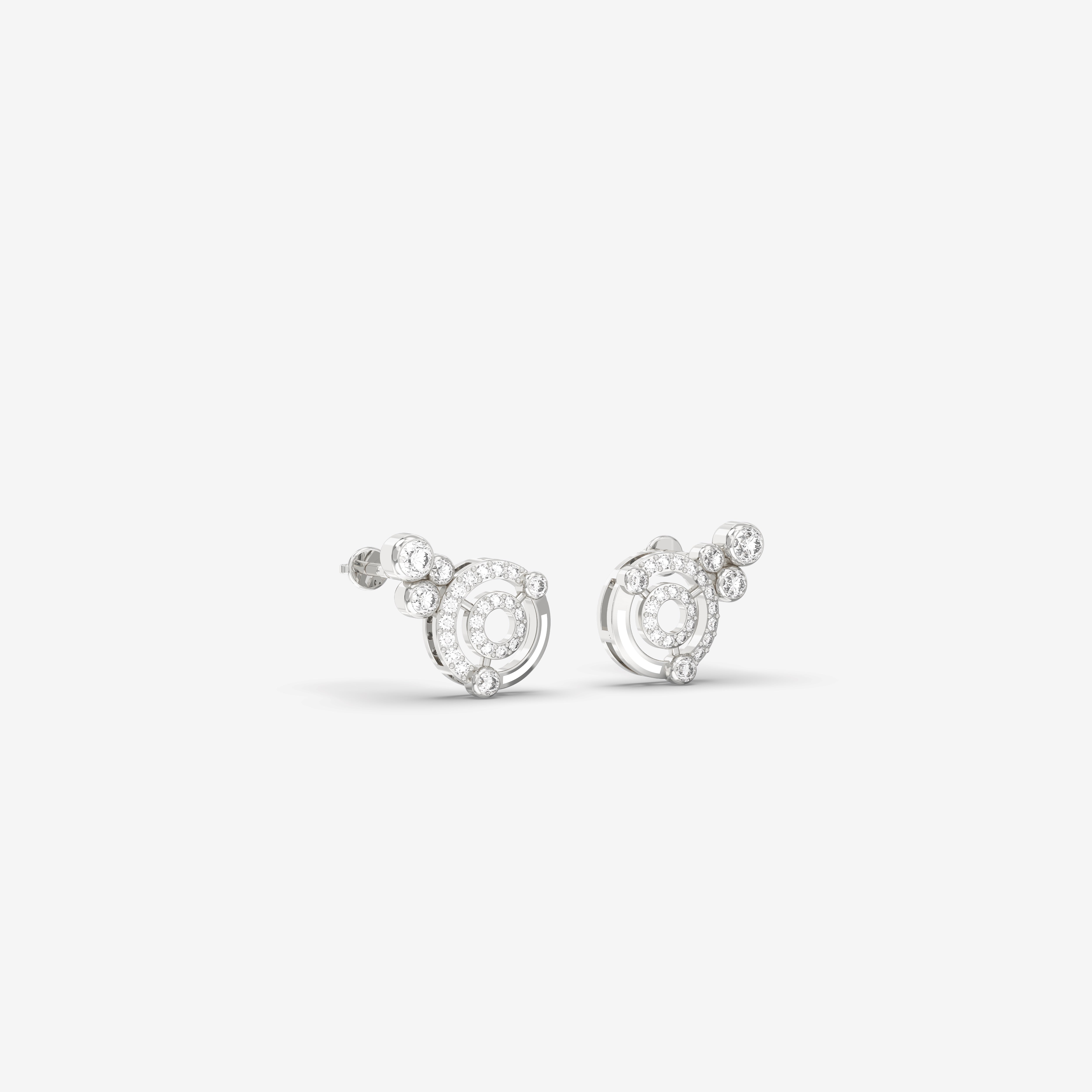 Romantic Hues Diamond Earring