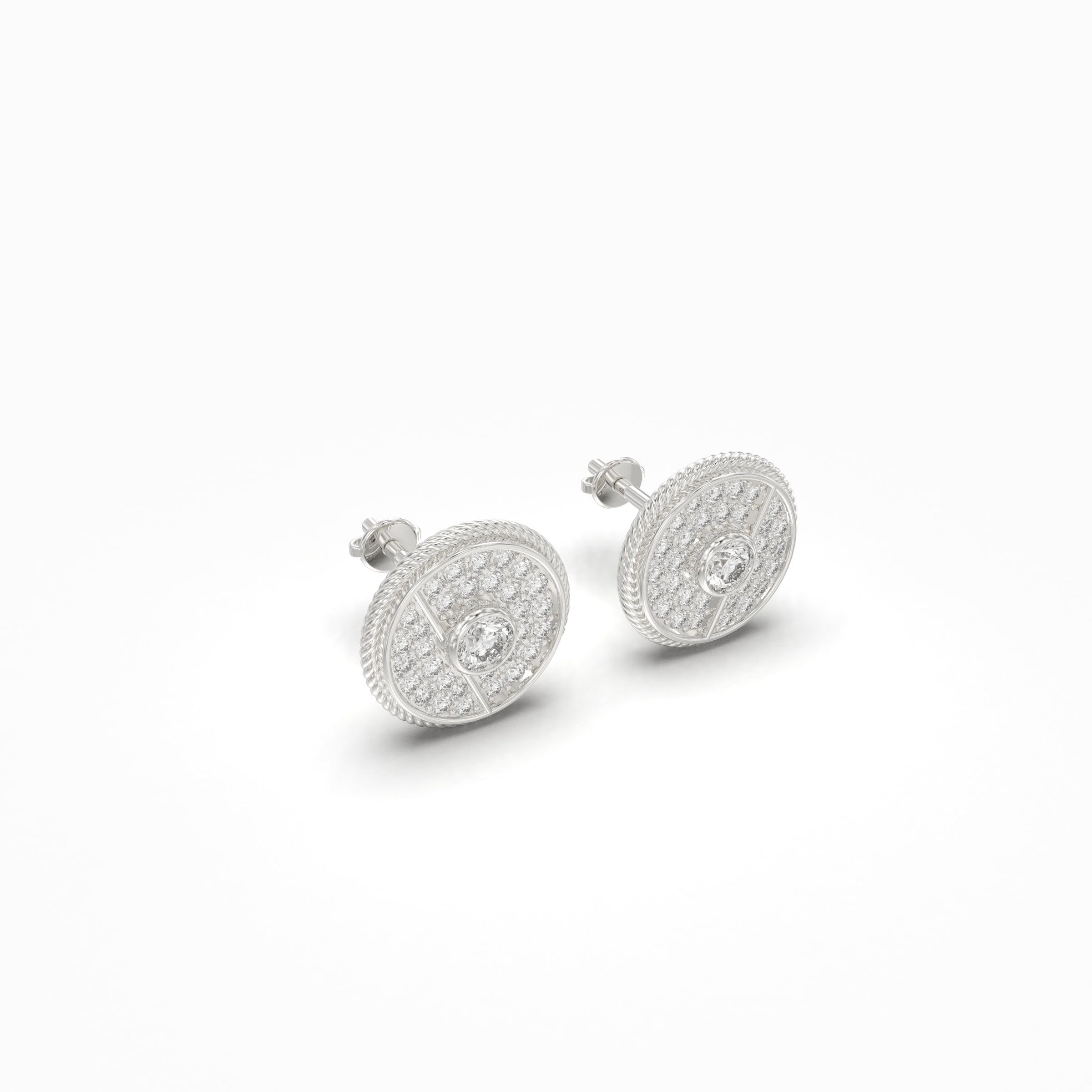 Eclipse Diamond Earring