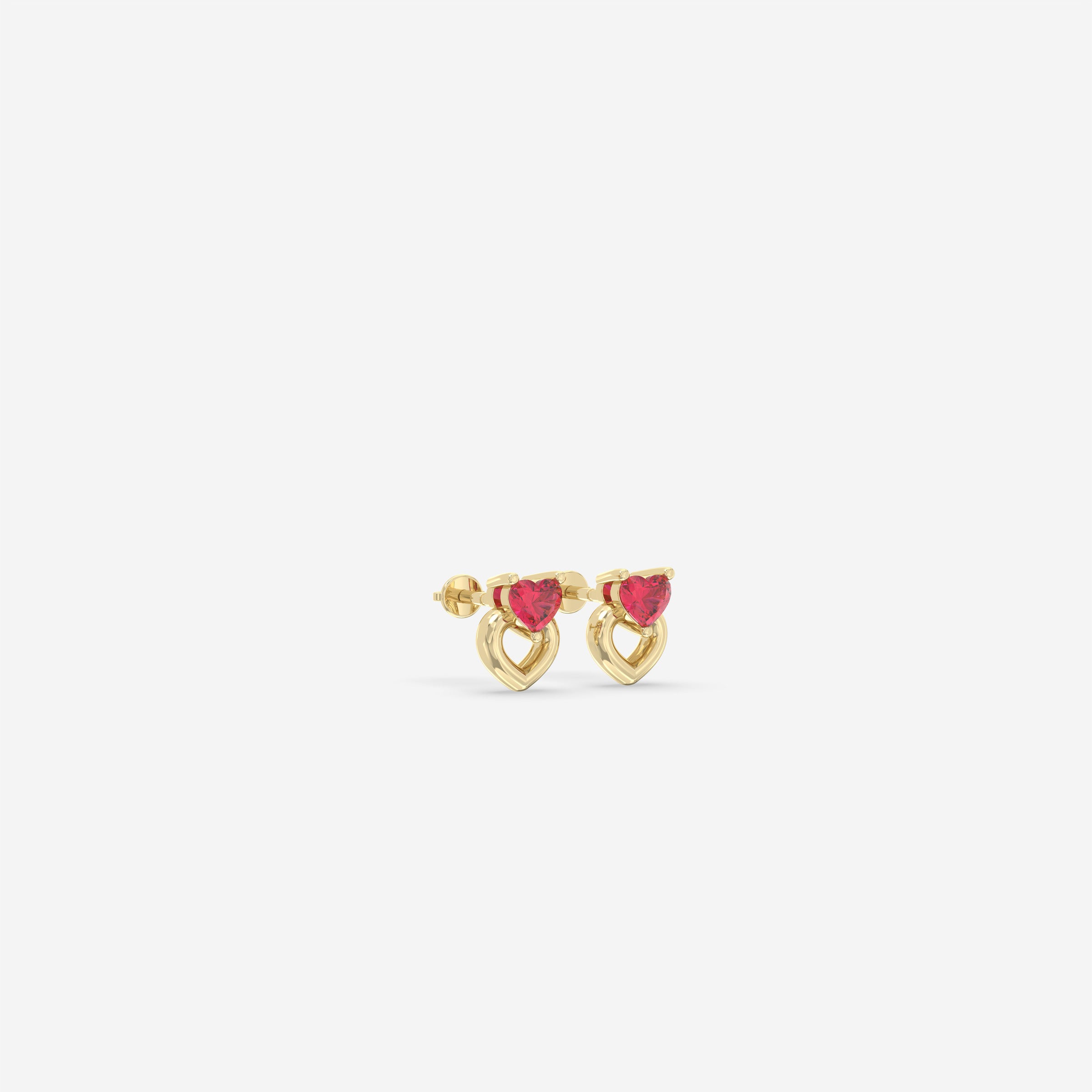 Endless Forms Ruby Earring