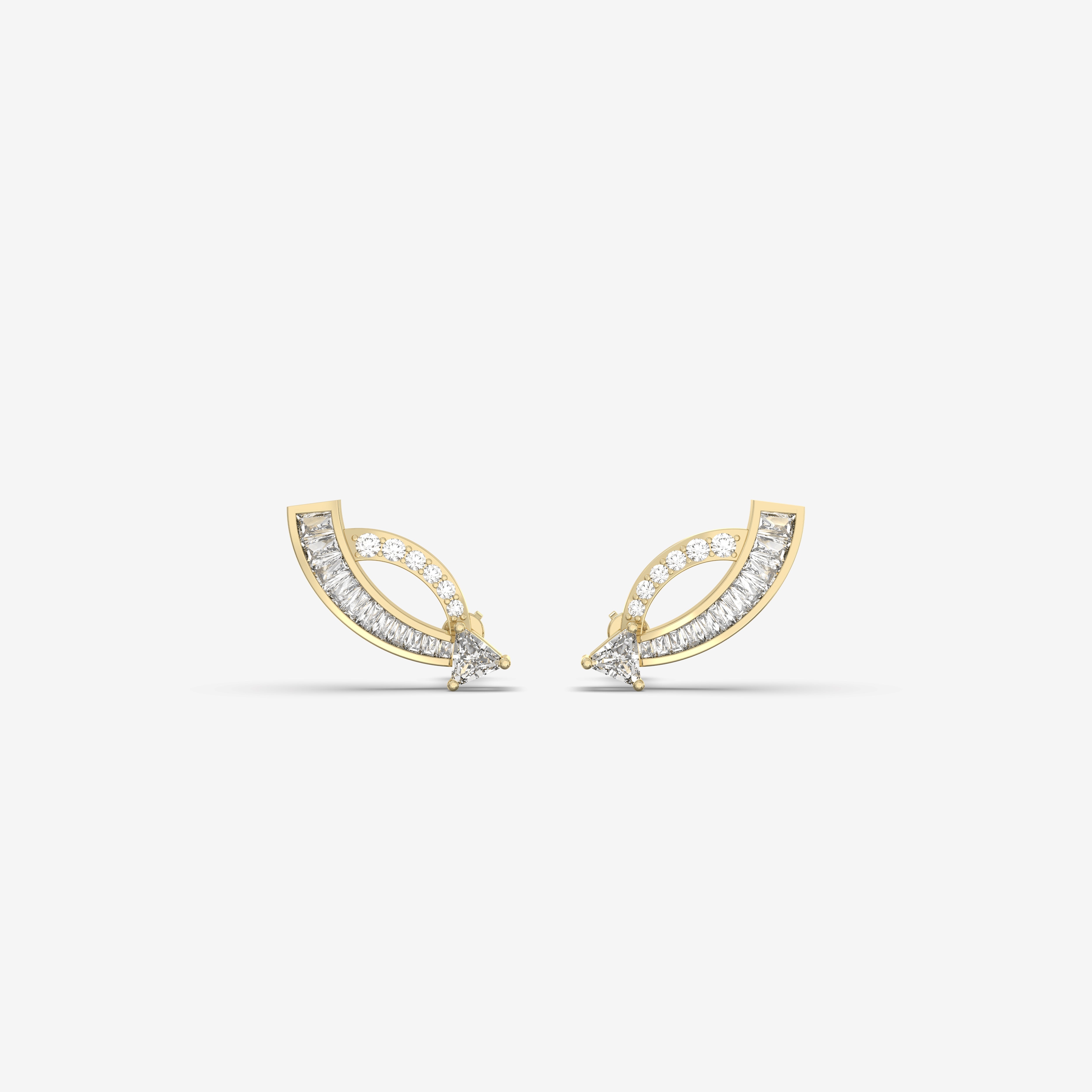 Endless Forms Diamond Earring