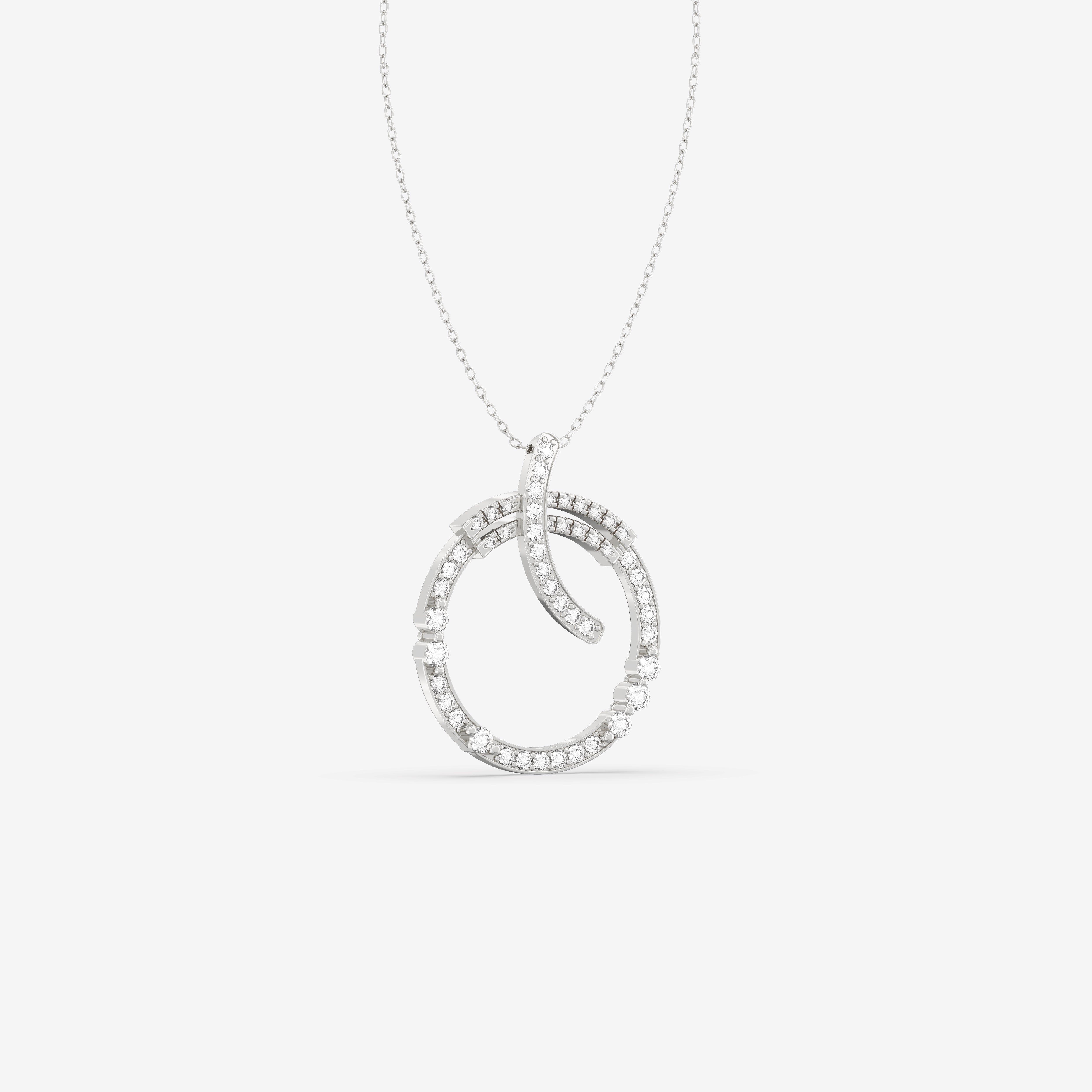 Arc Diamond Pendant