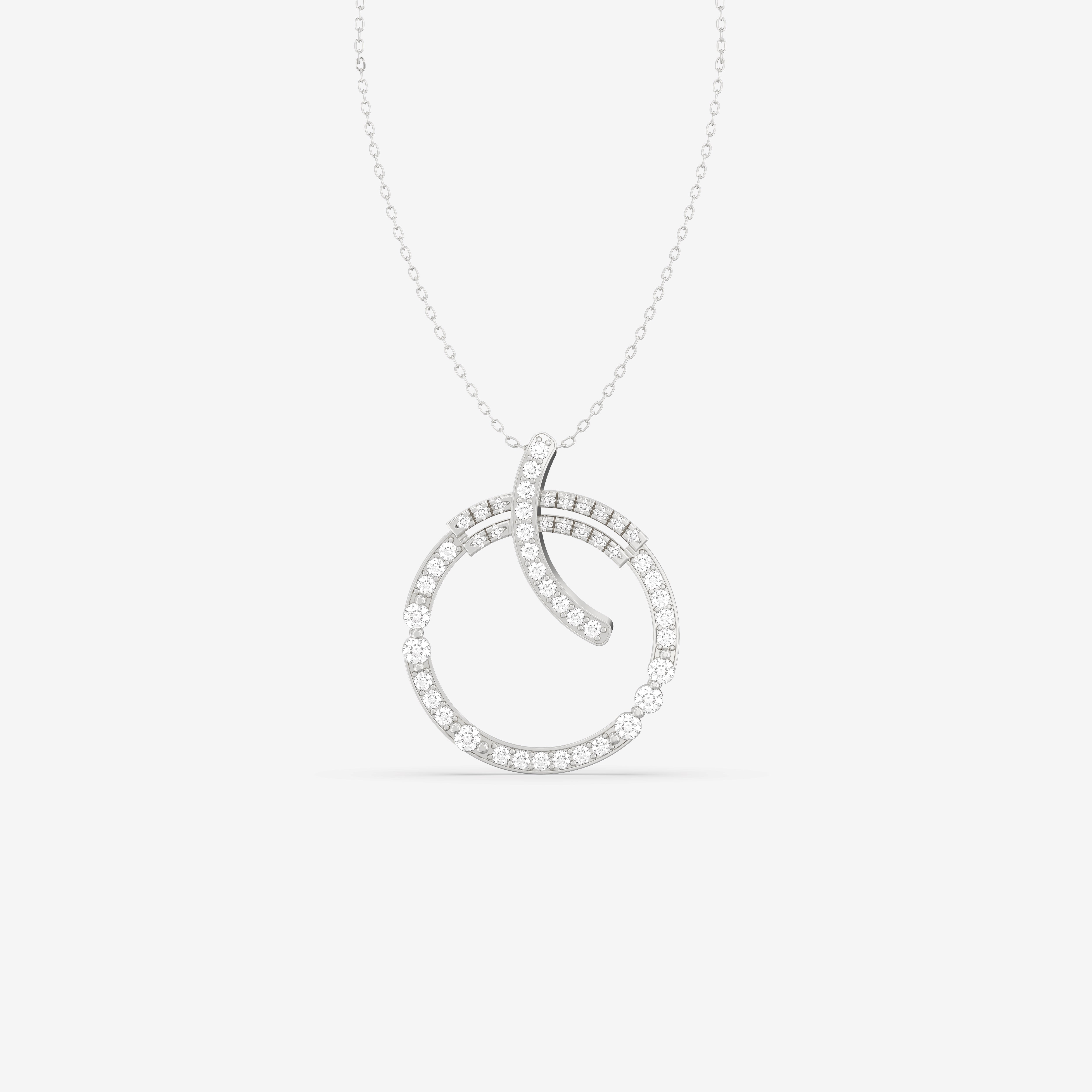 Arc Diamond Pendant