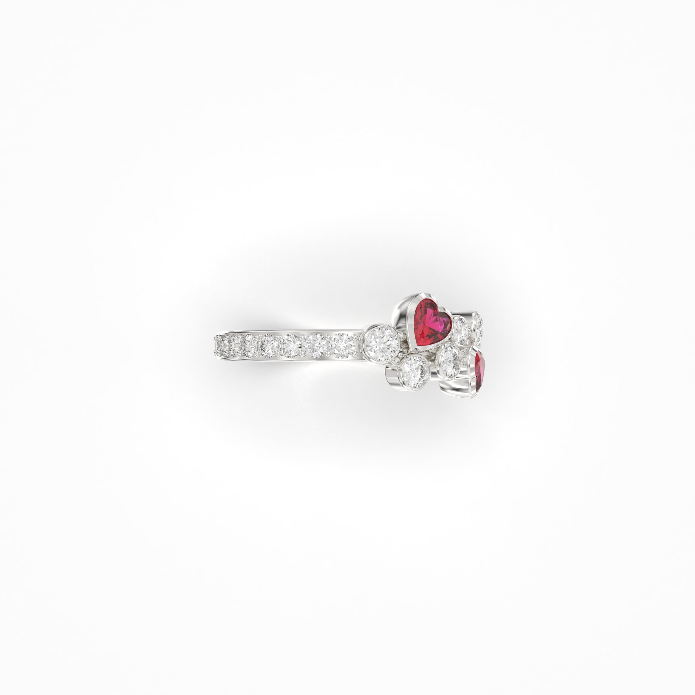Everlast Diamond and Ruby Ring