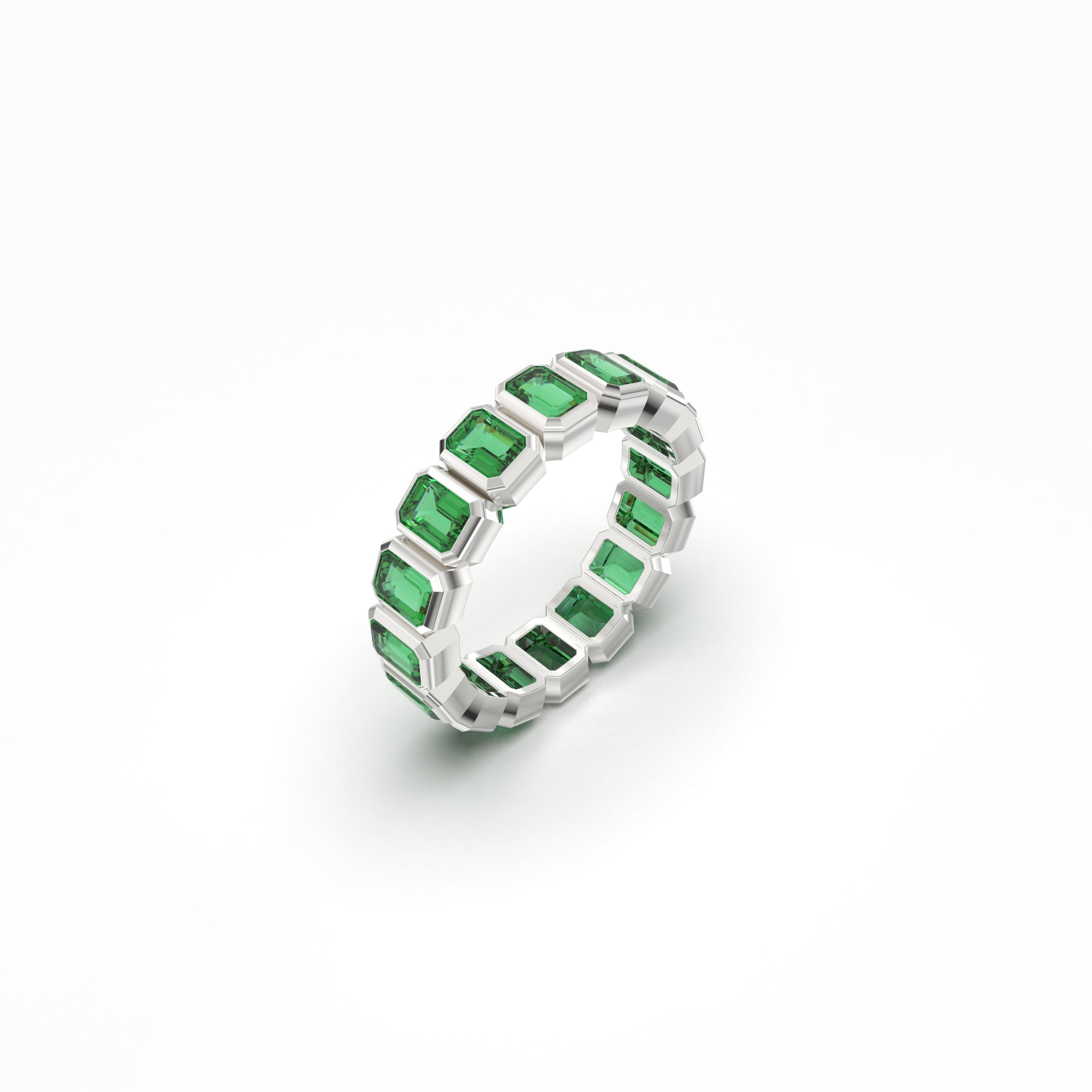 Bridal Emerald Ring