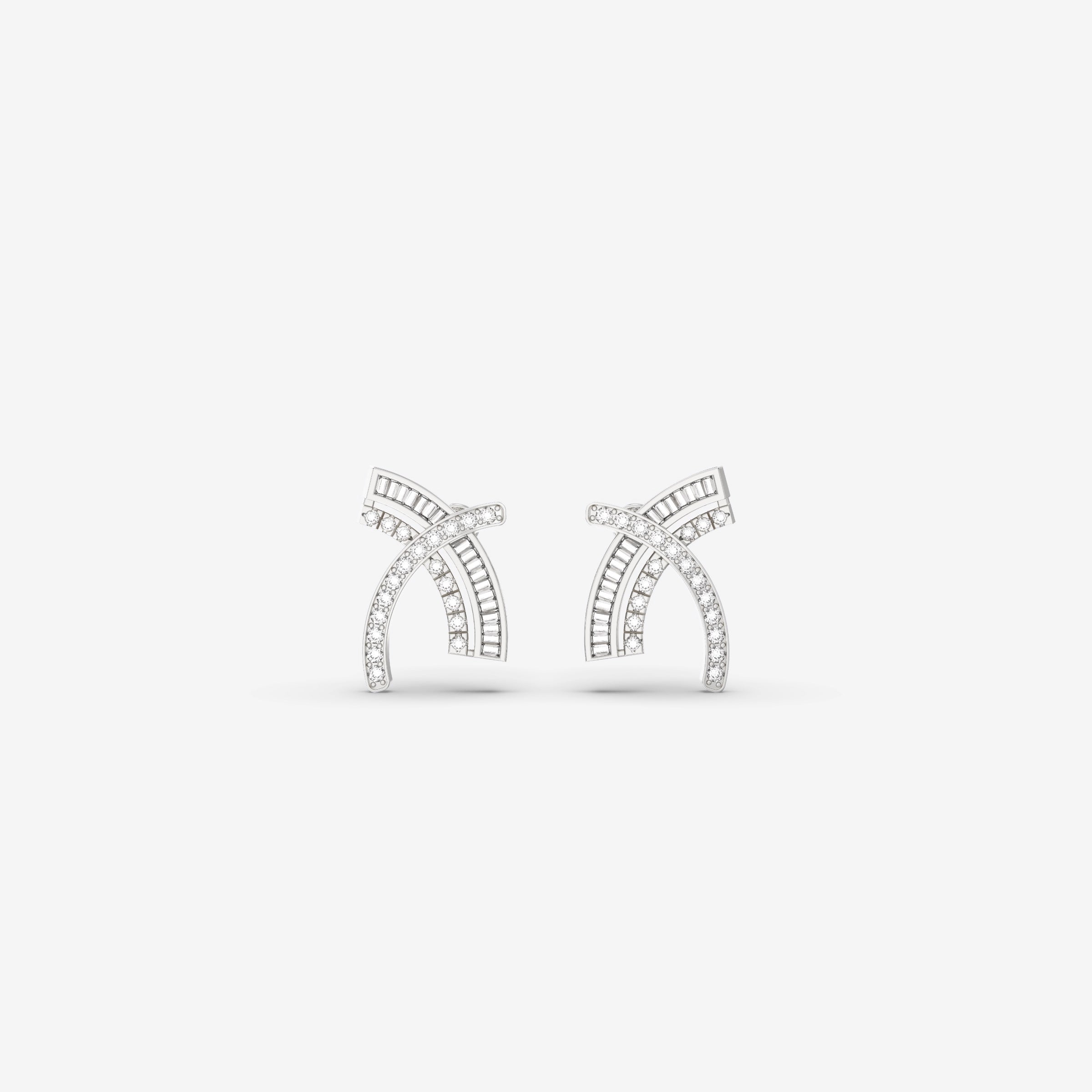 Arc Diamond Earring