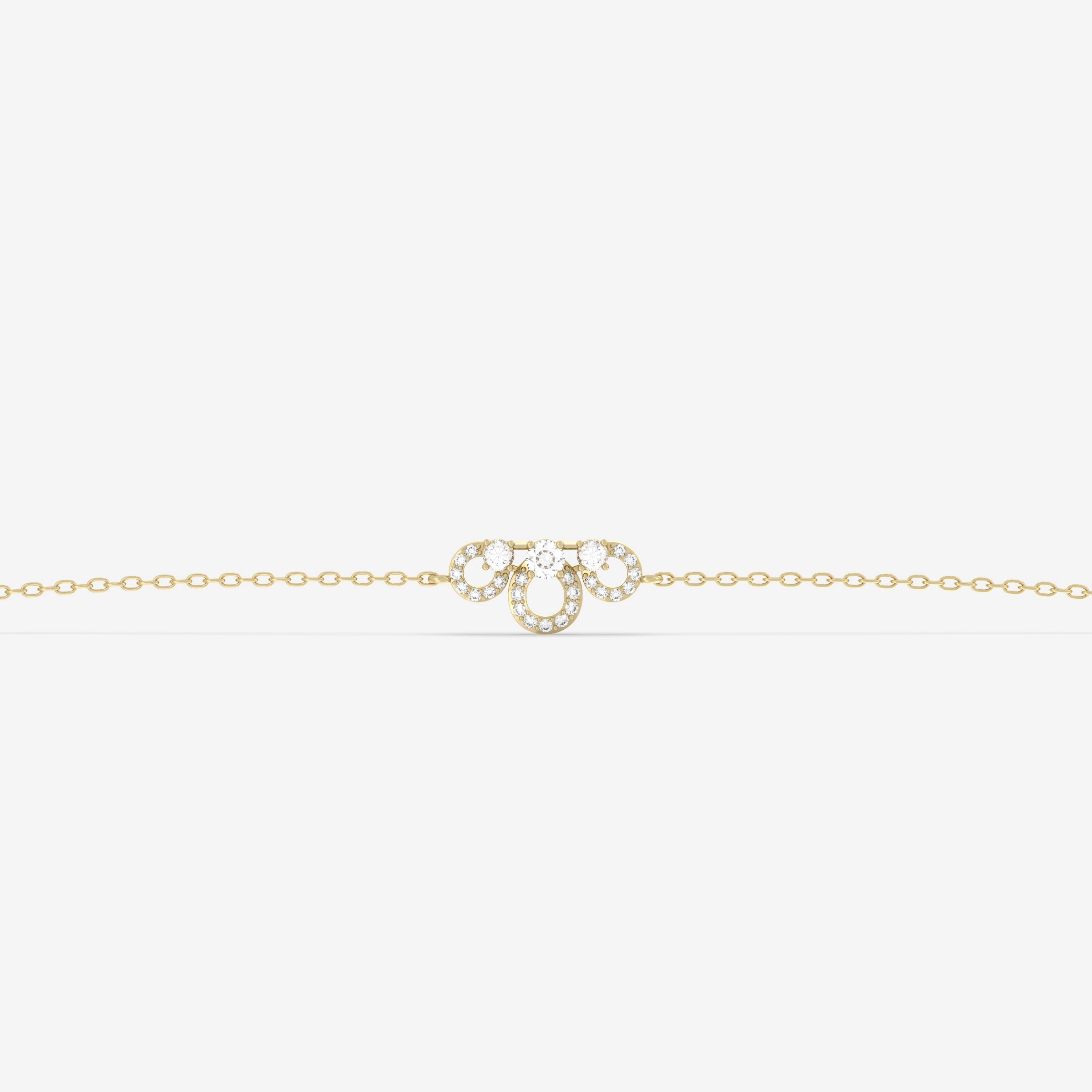 Endless Forms Diamond Bracelet