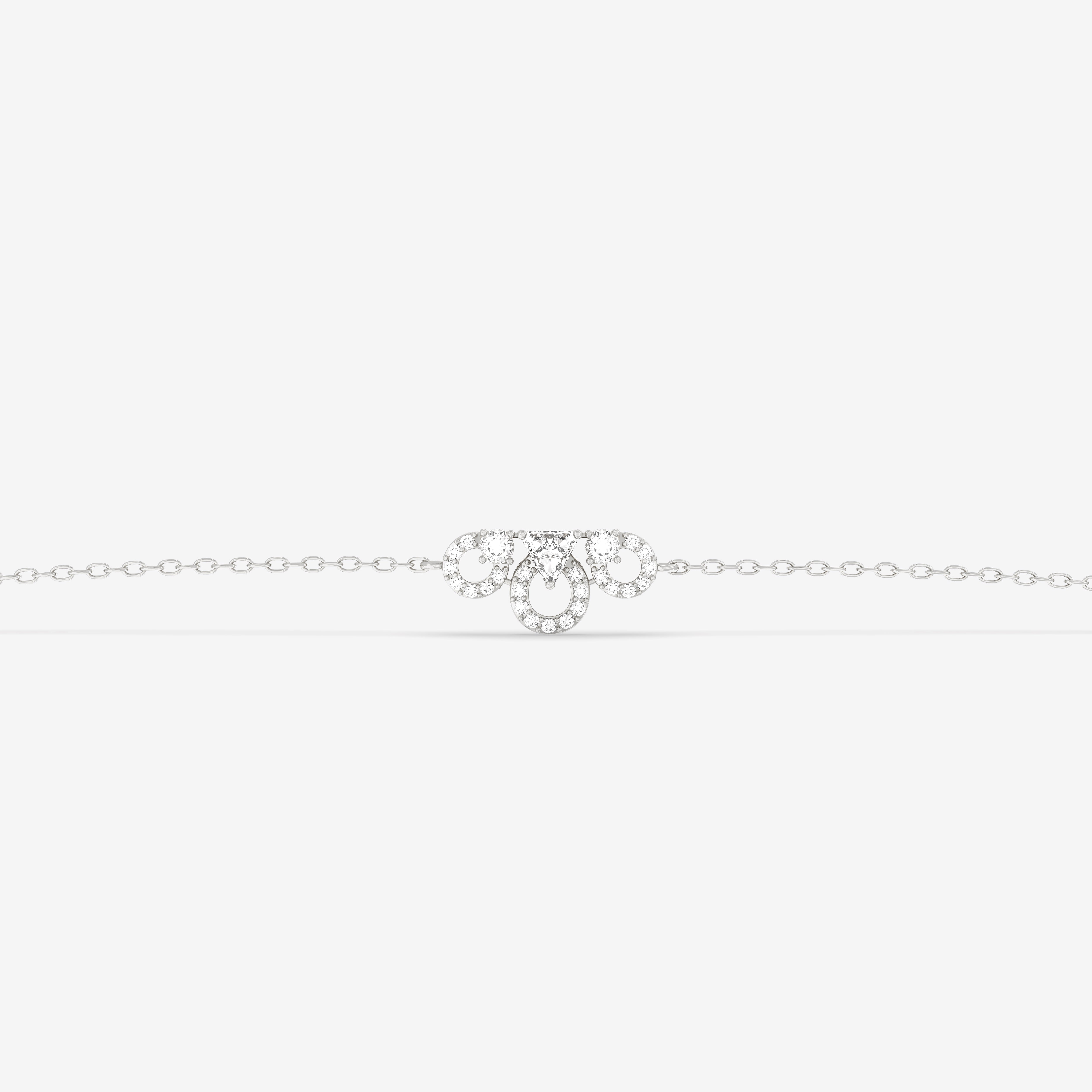 Endless Forms Diamond Bracelet