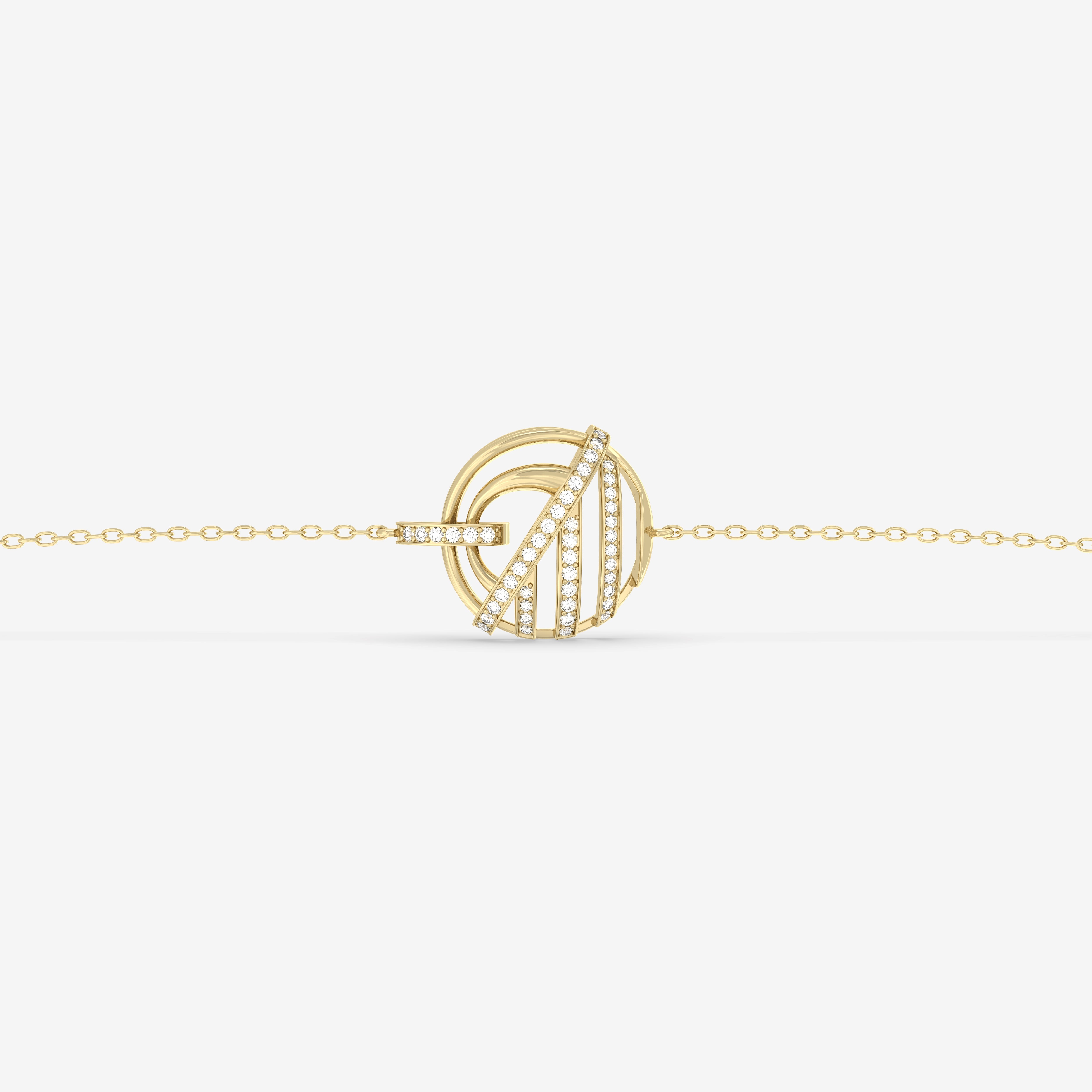 Revolve Diamond Bracelet
