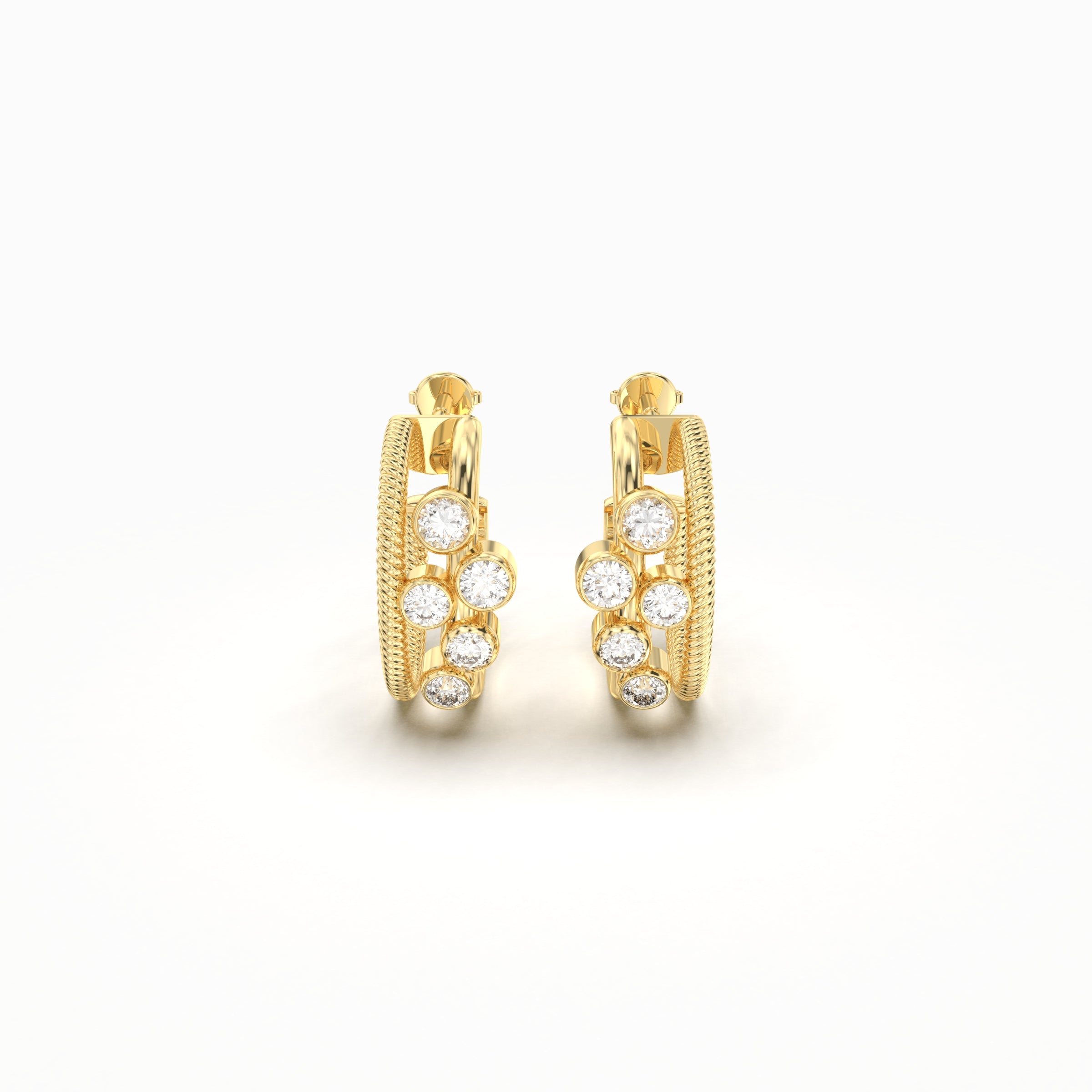 Endless Twist Diamond Earring