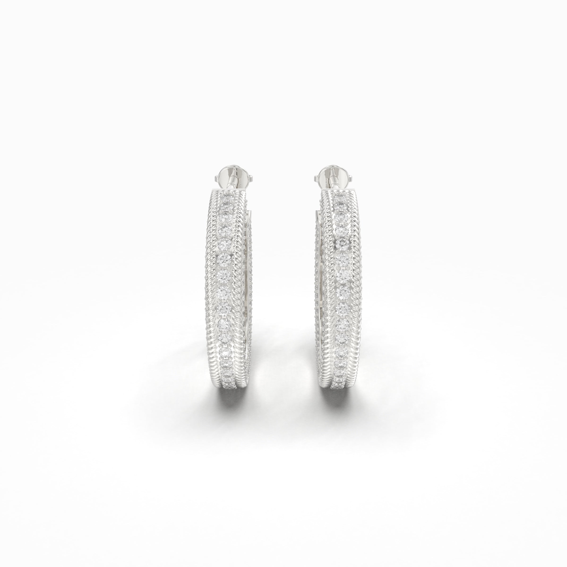 Endless Twist Diamond Earring