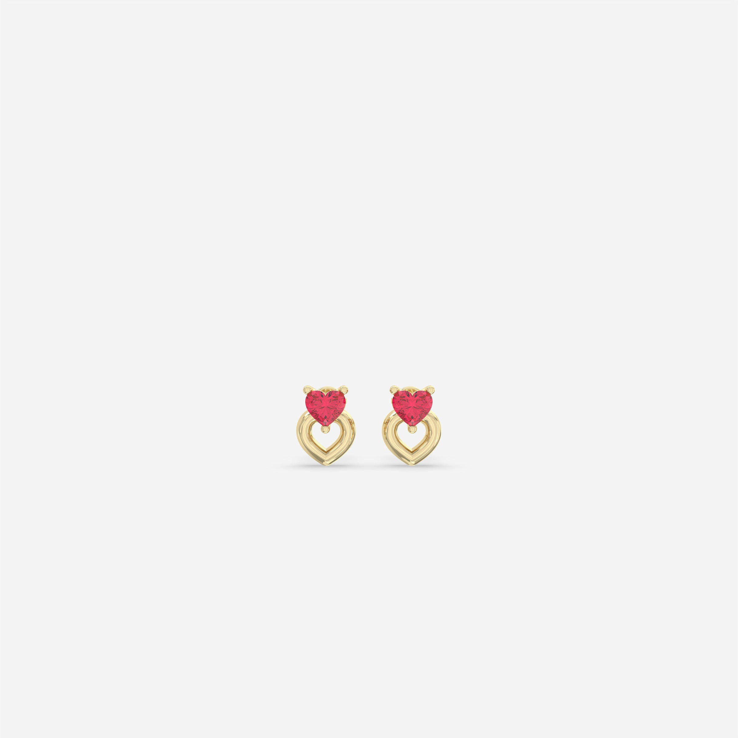 Endless Forms Ruby Earring