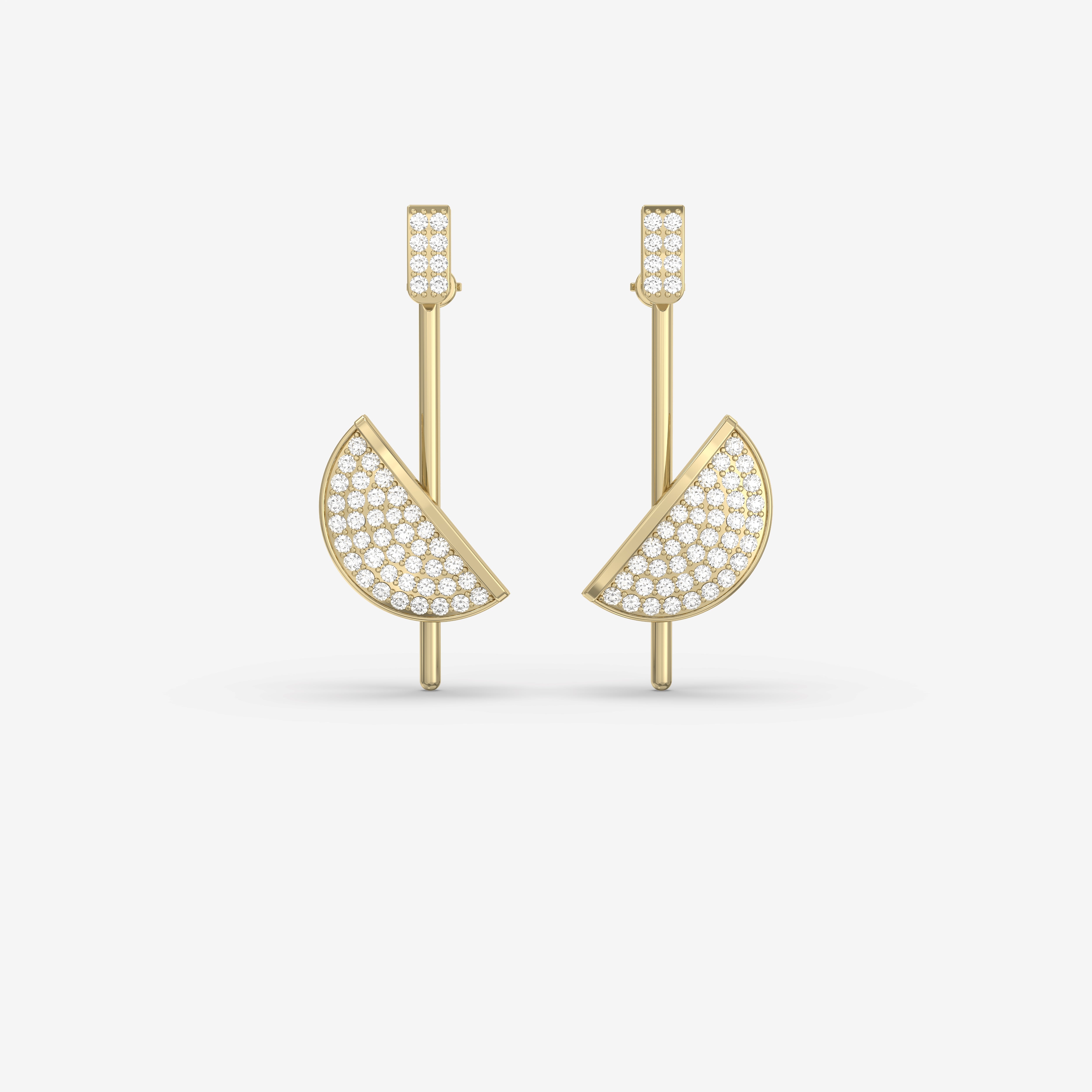 Eternal Moonlight Diamond Earring