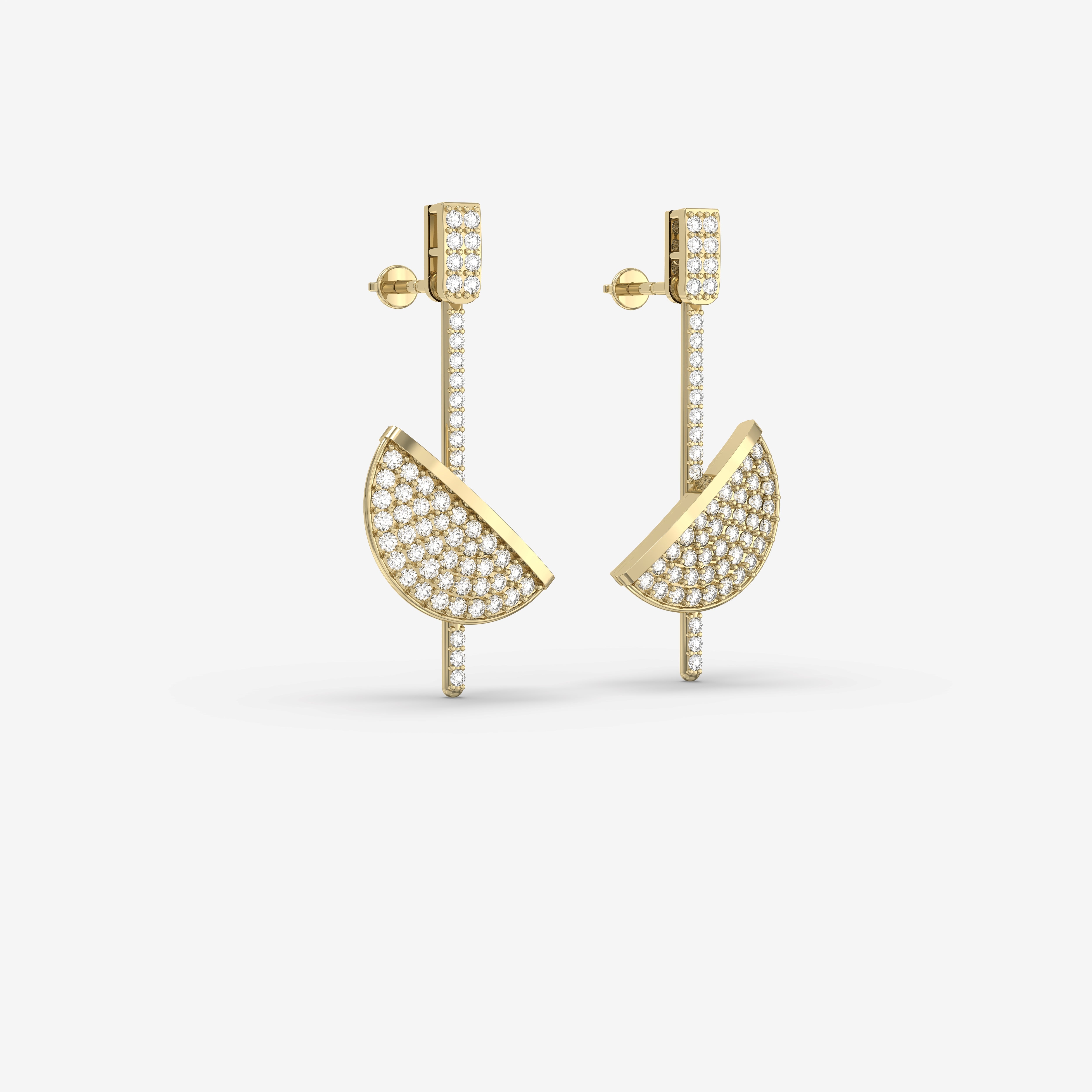 Eternal Moonlight Diamond Earring