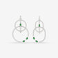Diamond & Emerald Earring