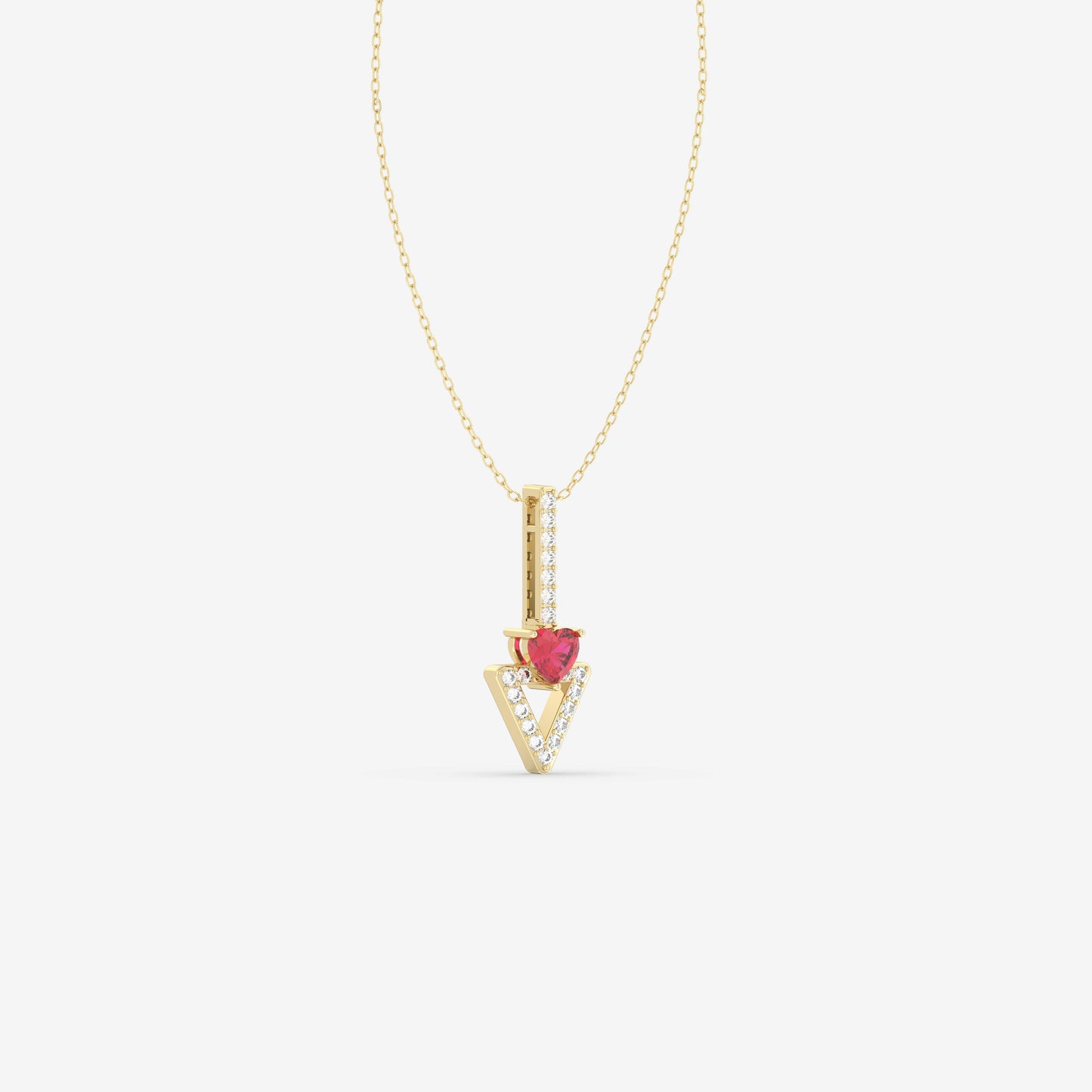 Diamond & Ruby Pendant