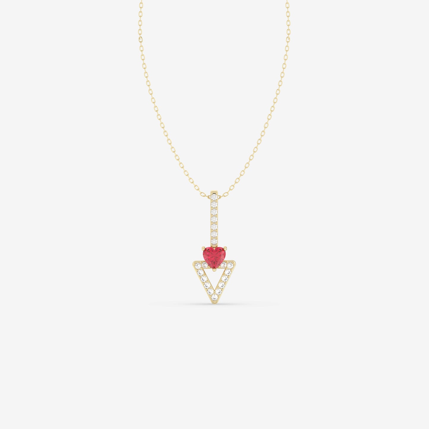 Diamond & Ruby Pendant