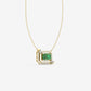 Diamond & Emerald Pendant