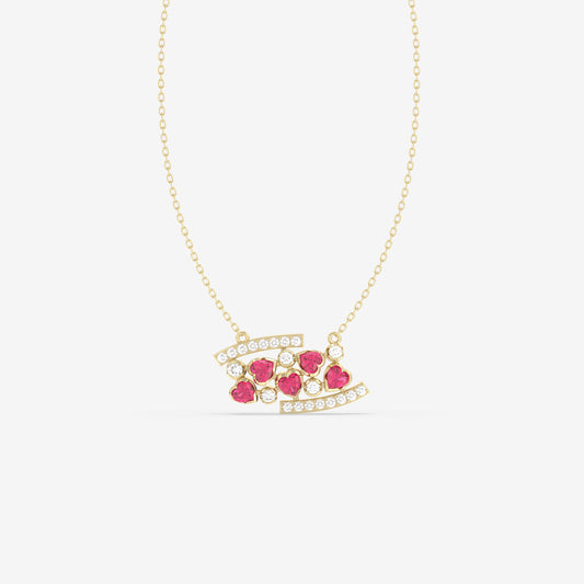 Diamond & Ruby Pendant