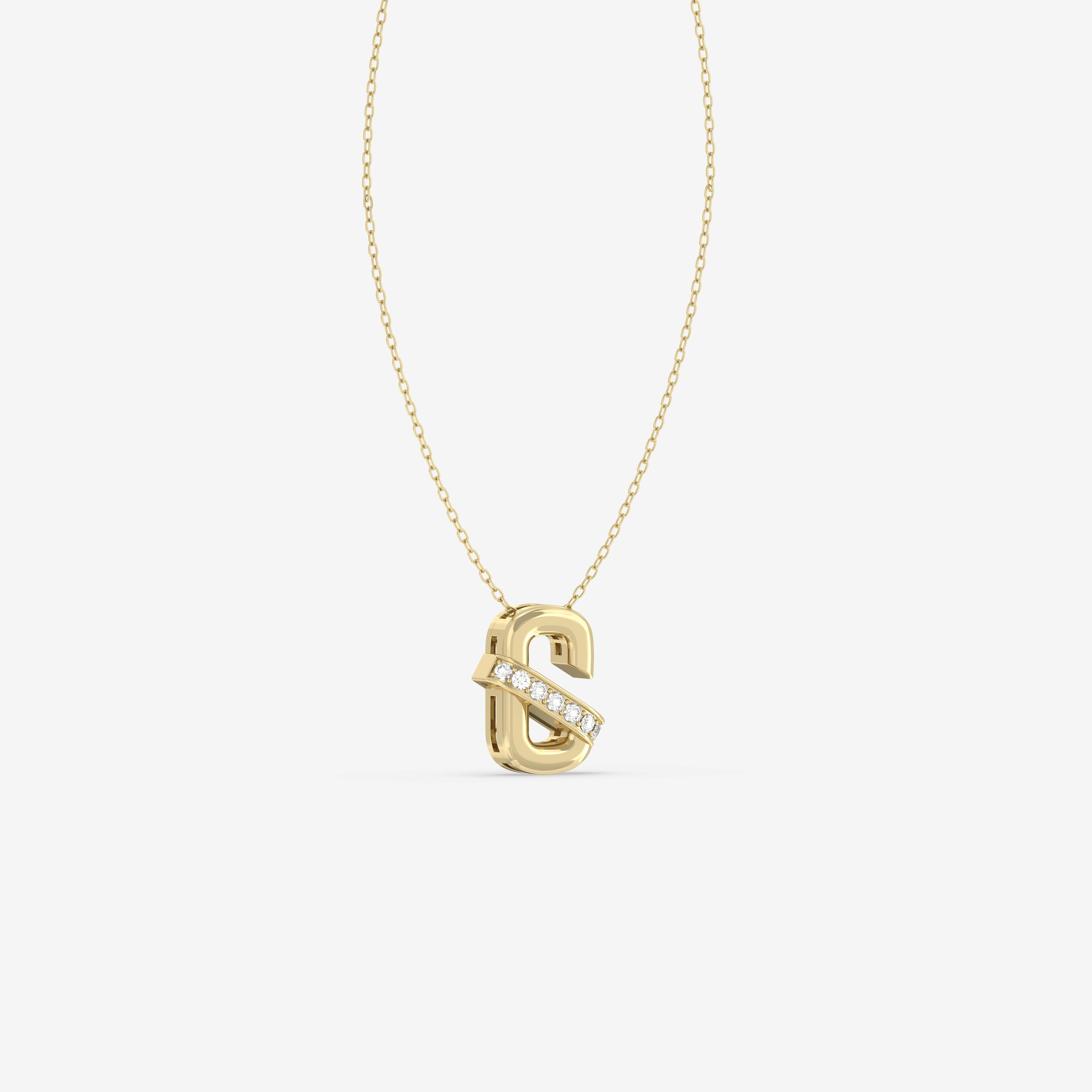 Iconic Pendant with Round Diamonds