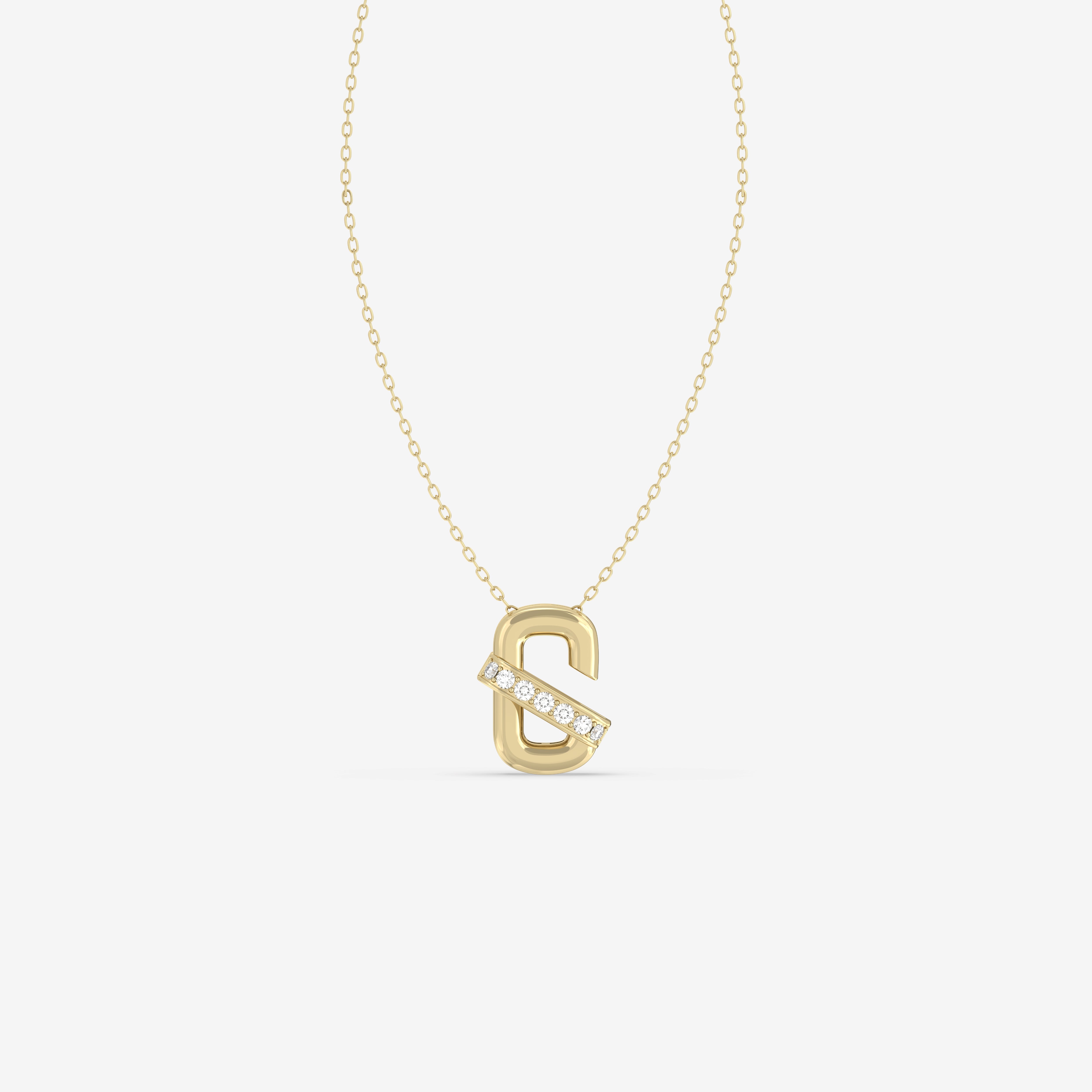 Iconic Pendant with Round Diamonds