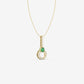 Diamond & Emerald Pendant