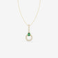 Diamond & Emerald Pendant