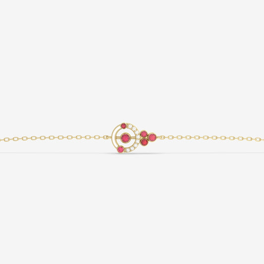 Diamond & Ruby Bracelet