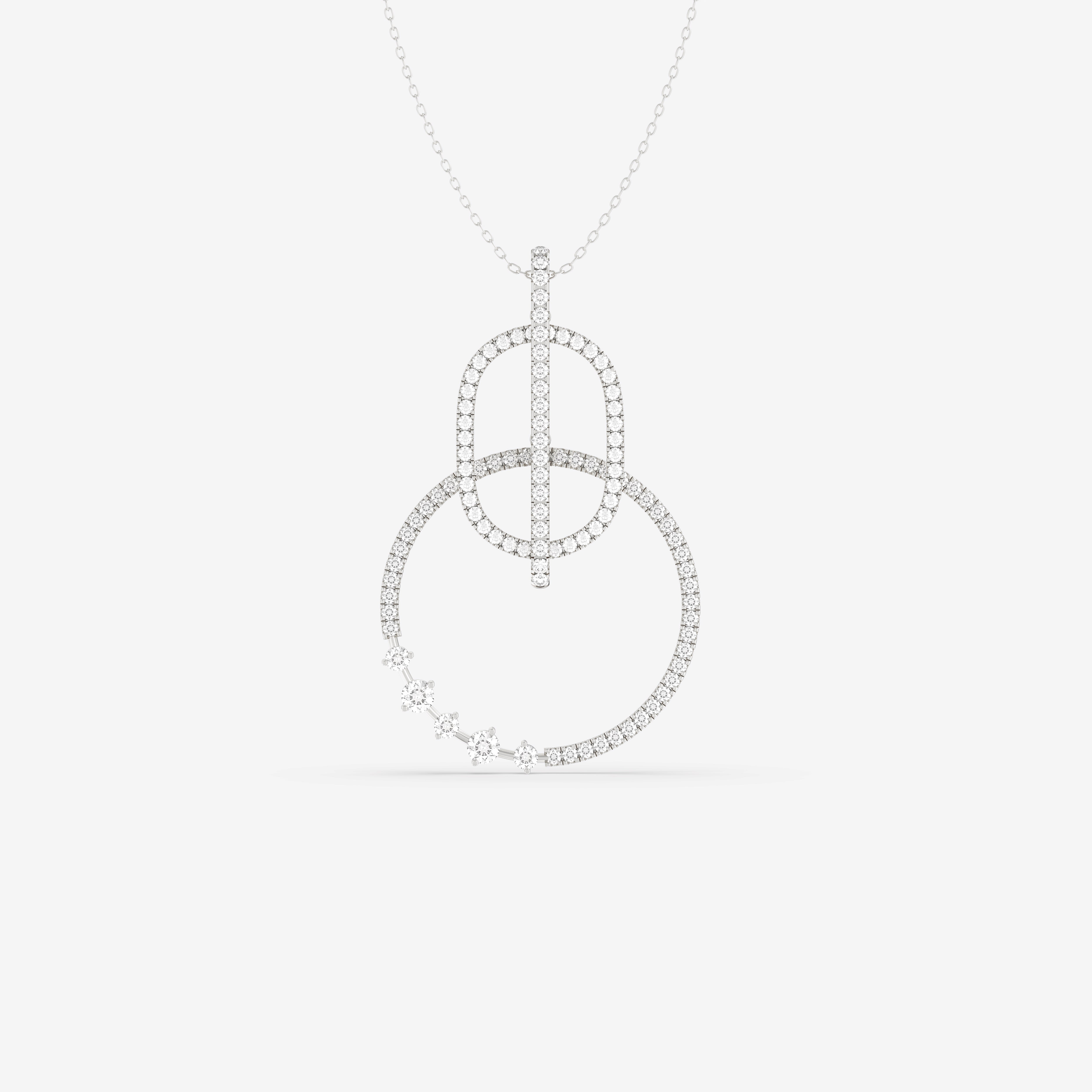 Absolute Pendant with Round Diamonds