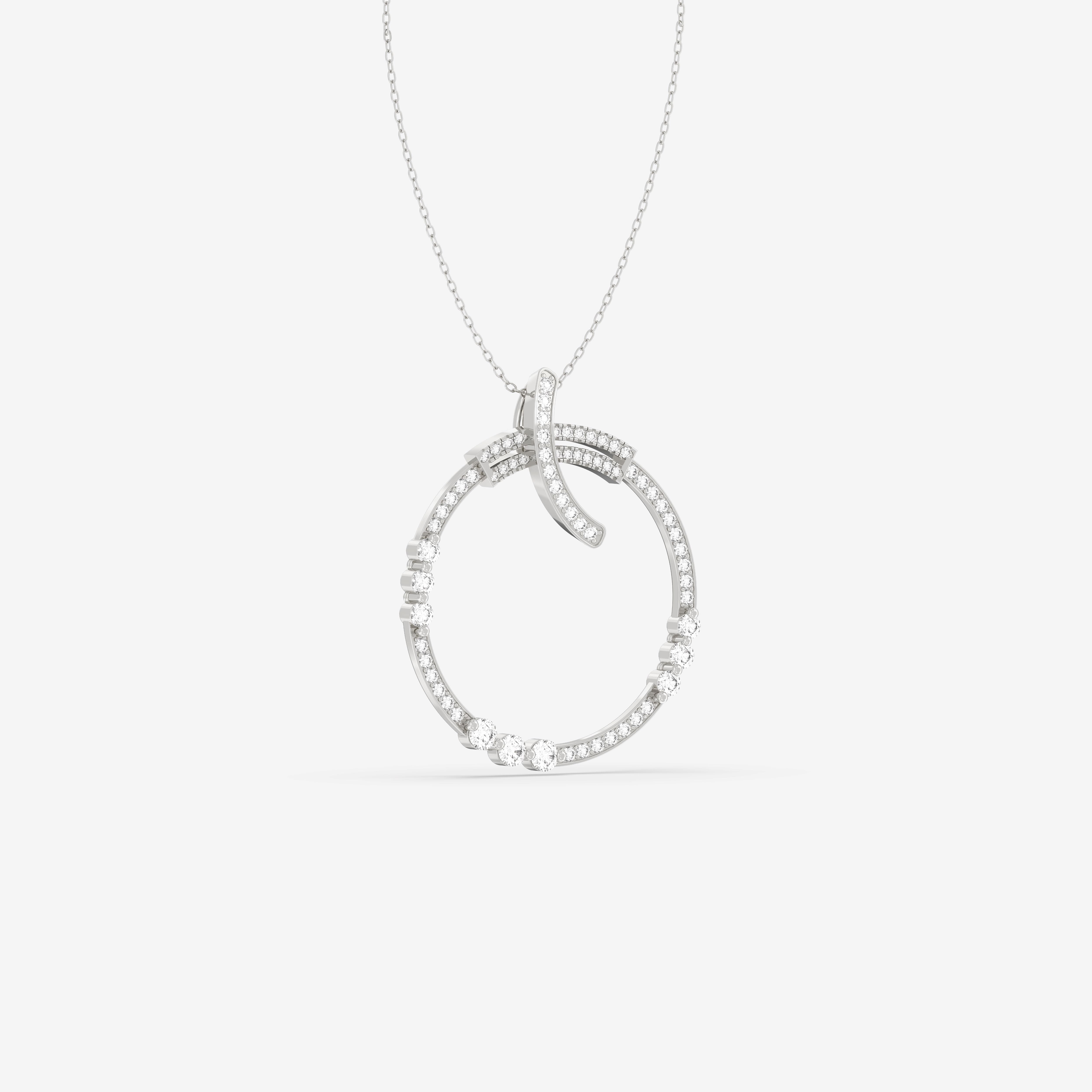 Arc Diamond Pendant