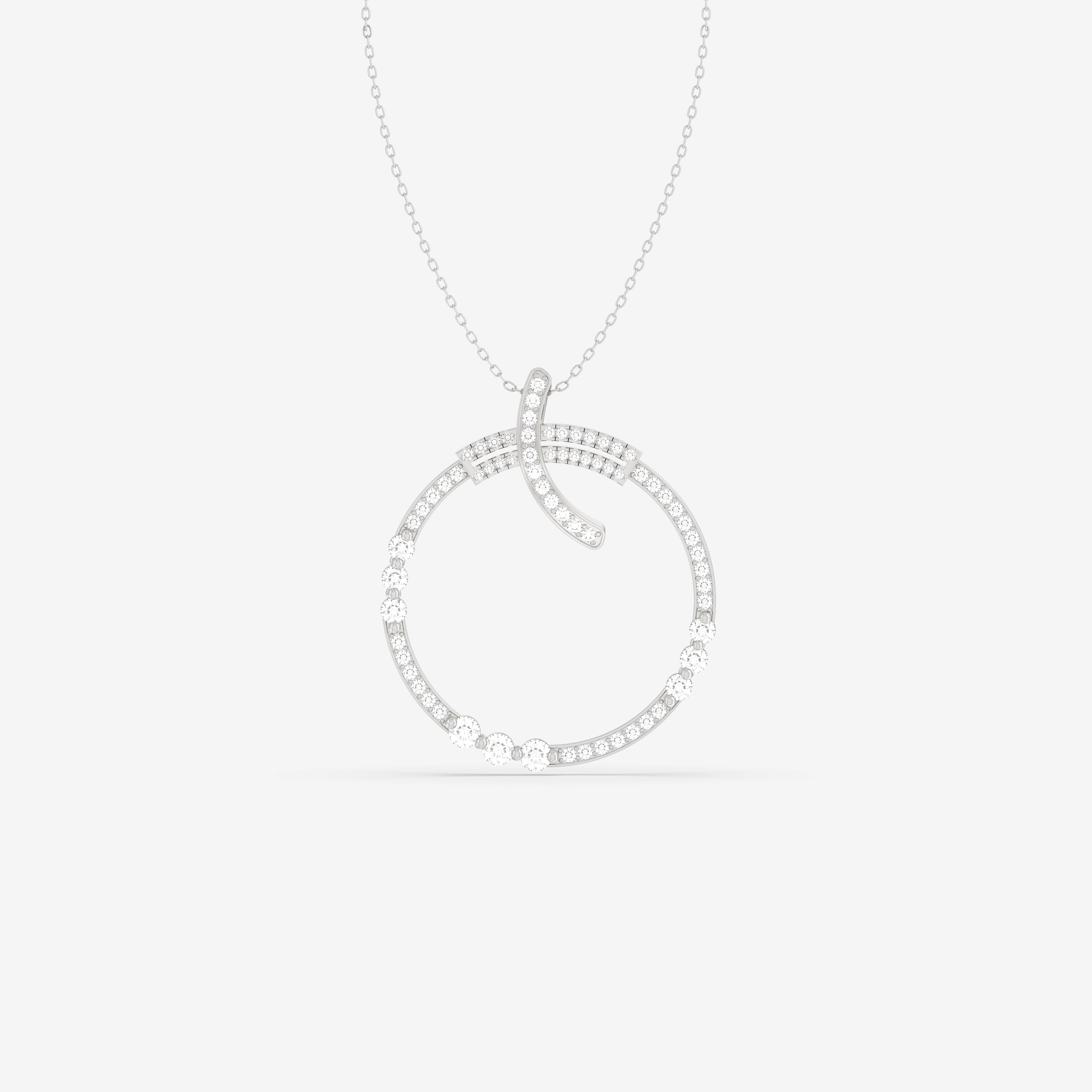 Arc Diamond Pendant