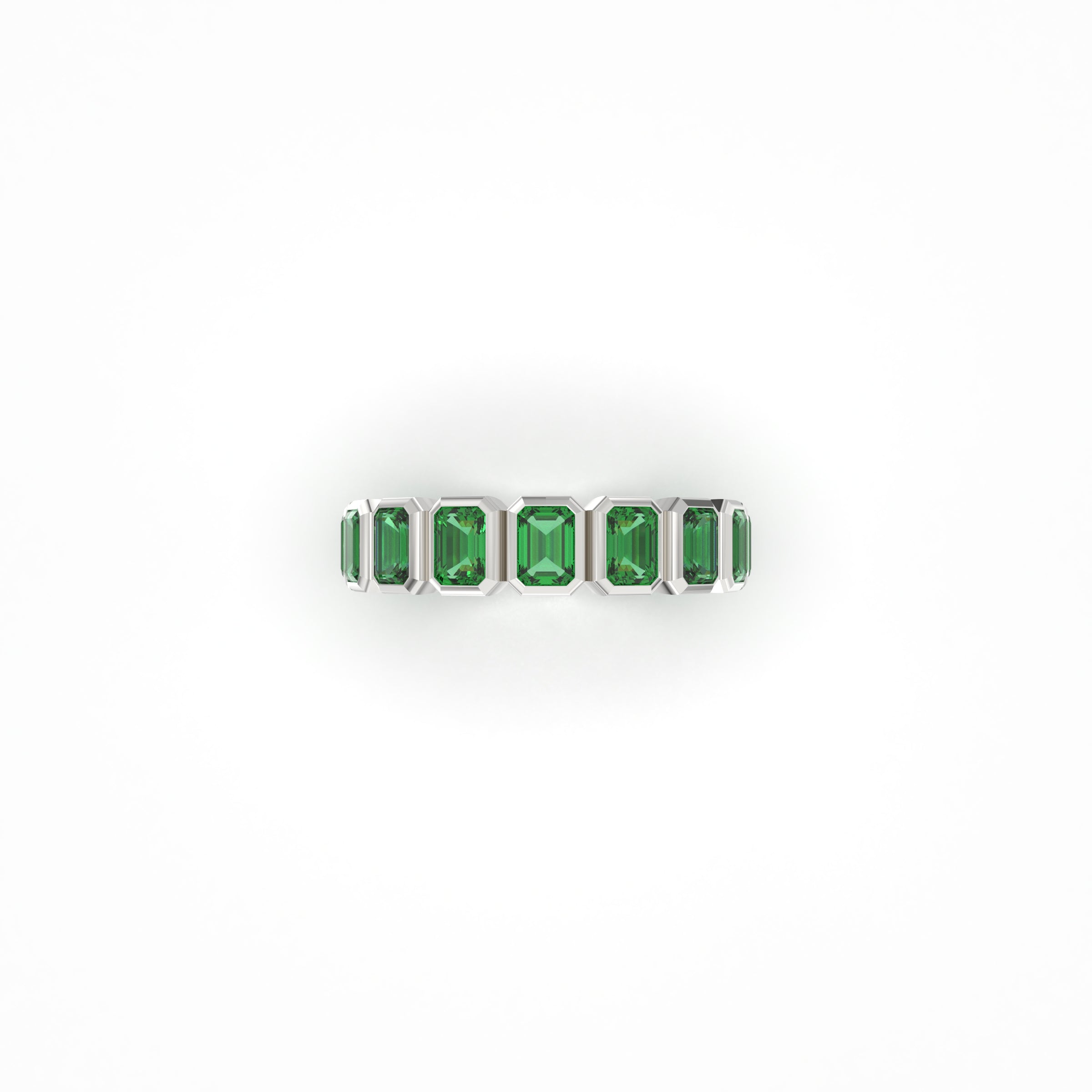 Bridal Emerald Ring