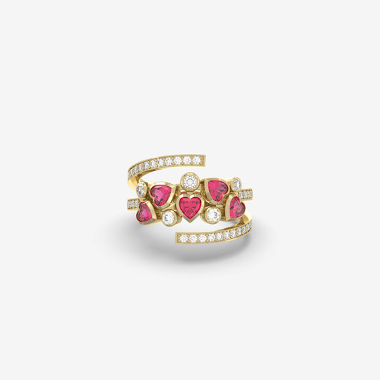Diamond and Ruby Ring