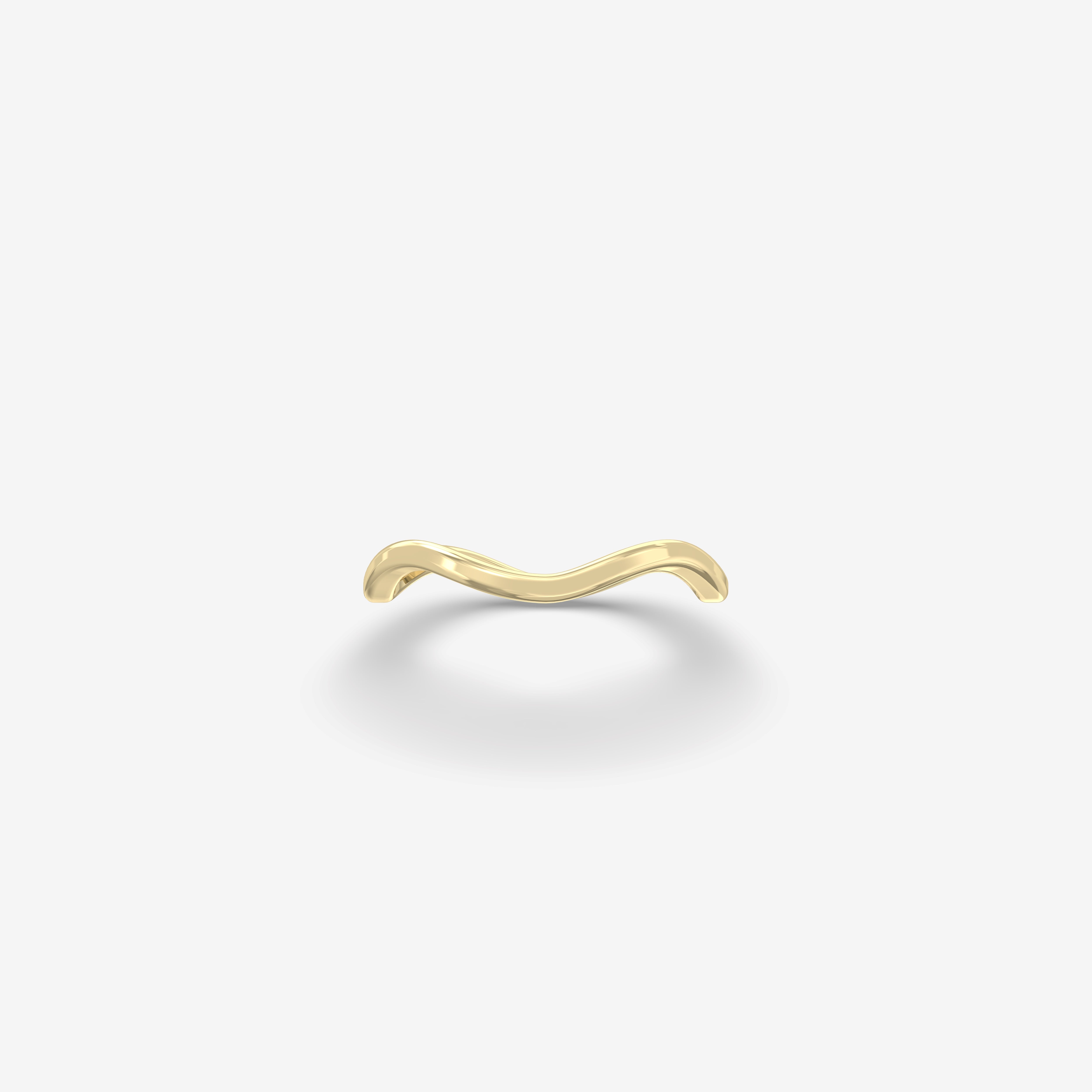 Cascade Yellow Gold Ring