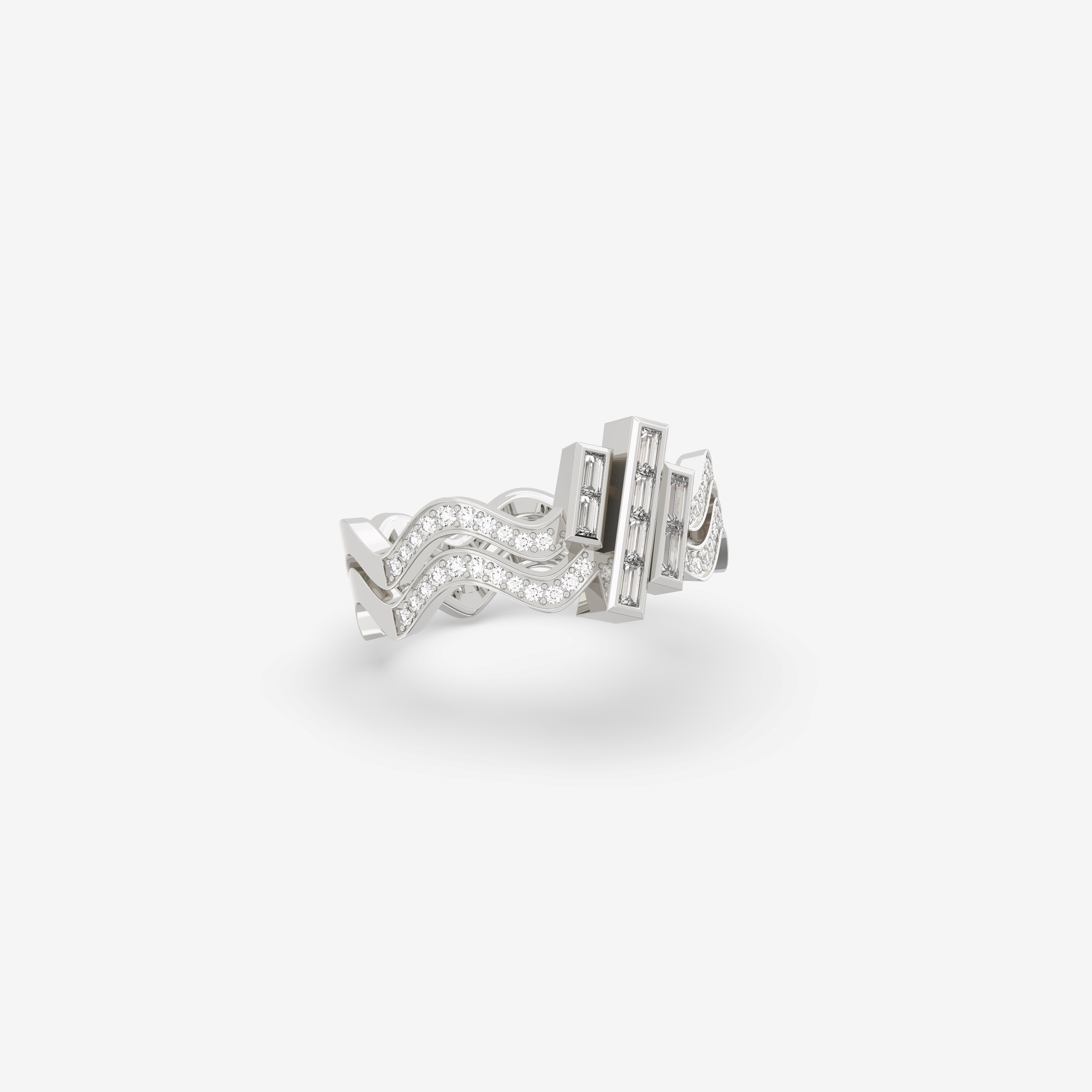 Cascade Diamond Ring