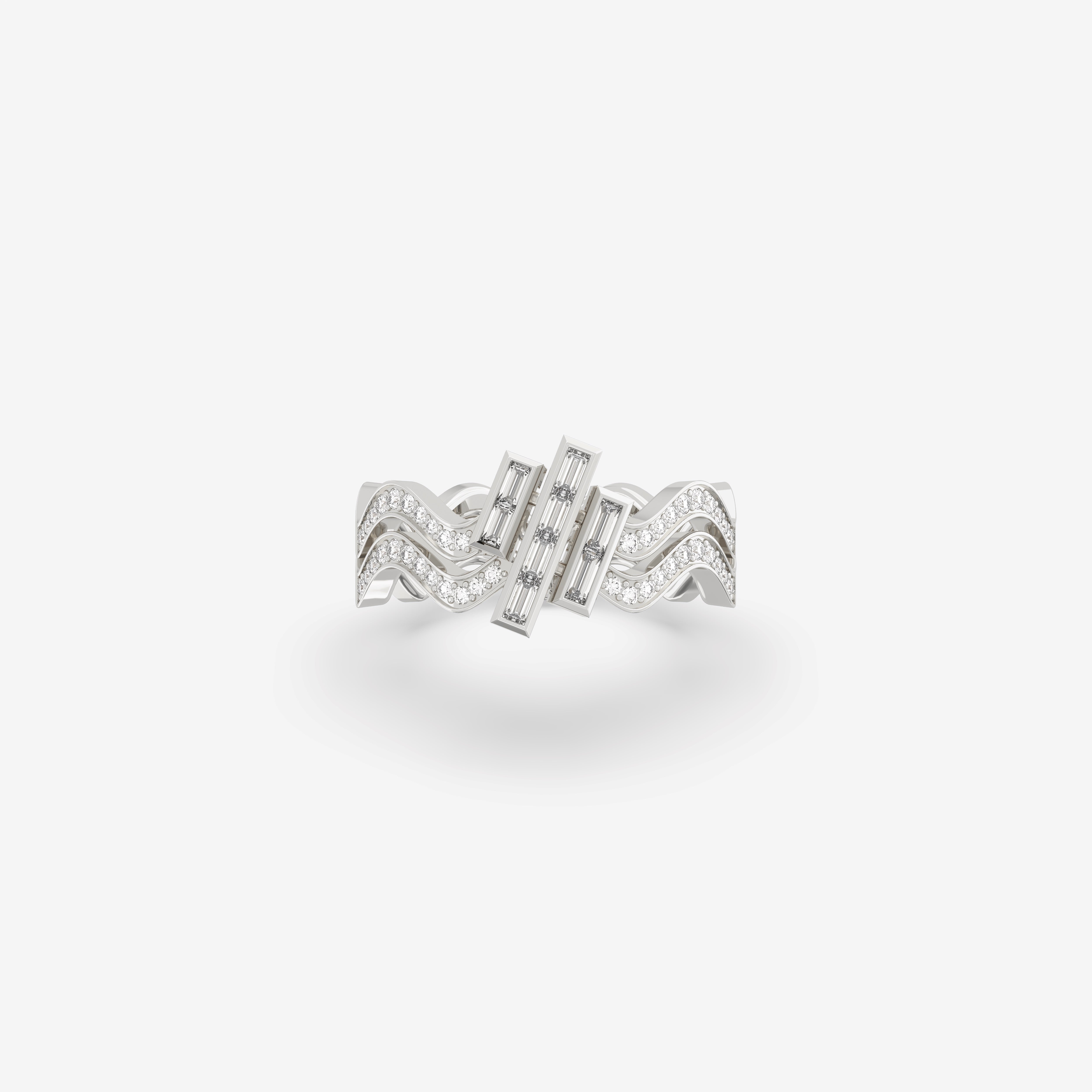 Cascade Diamond Ring