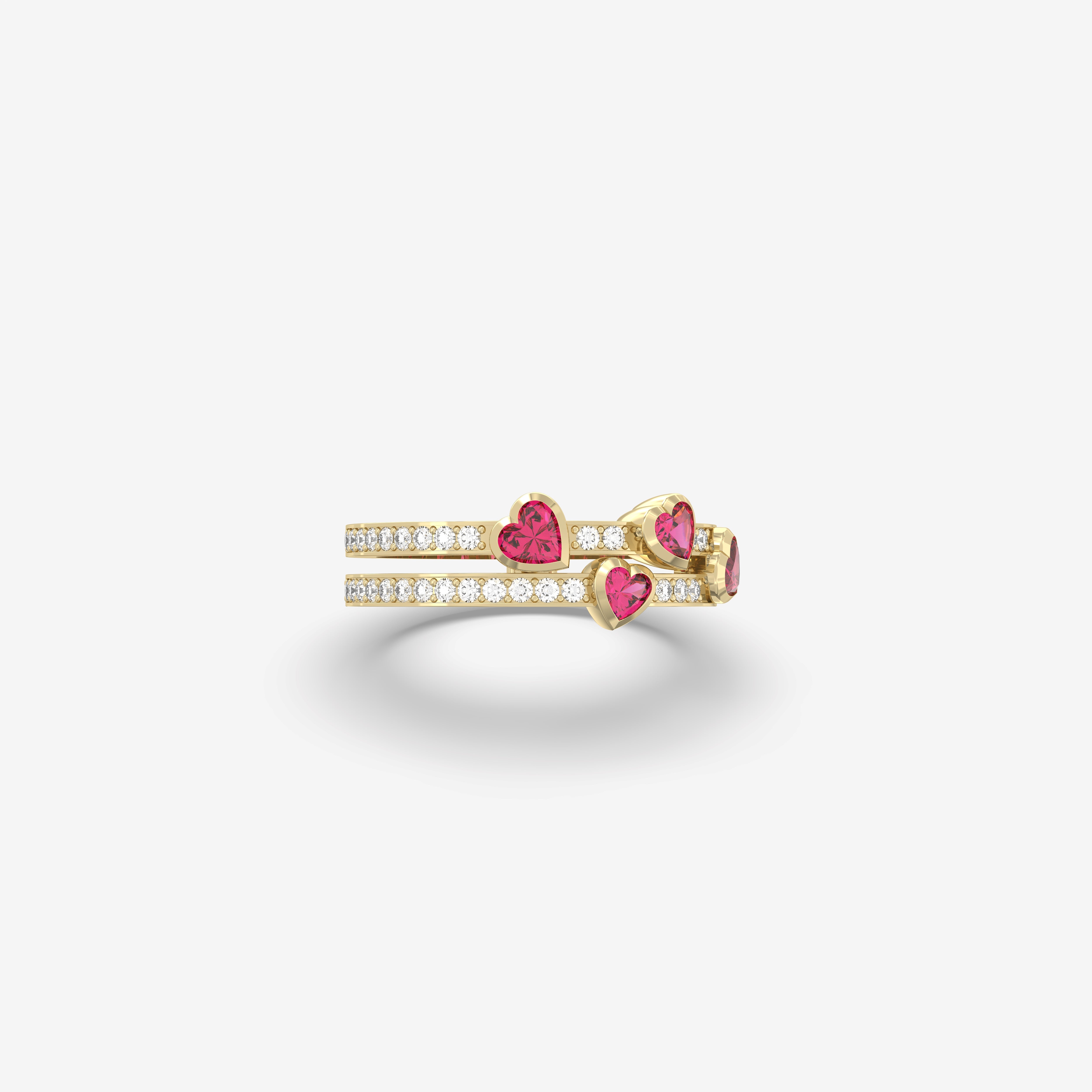 Everlast Diamond and Ruby Ring